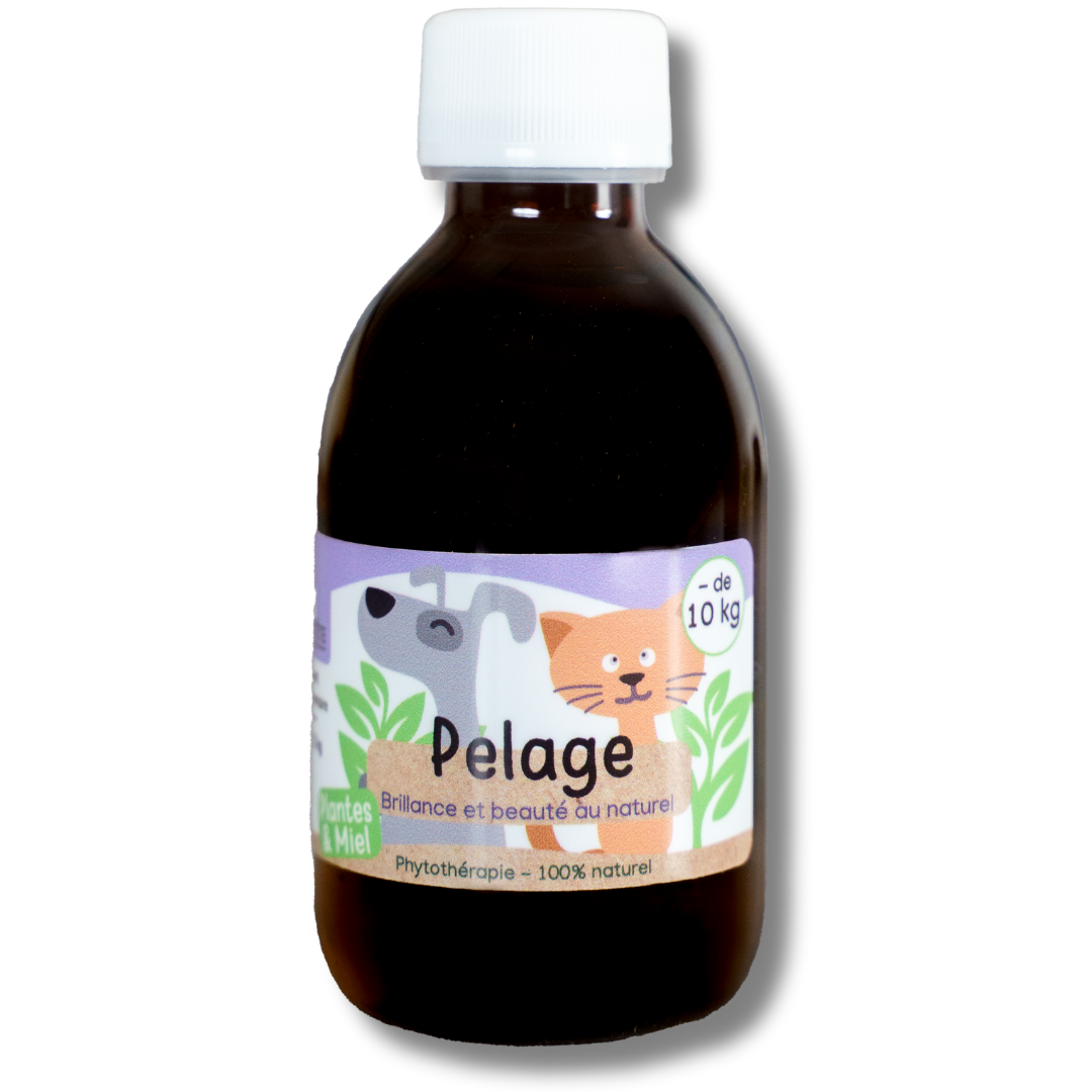 Sirop Naturel Pelage 200 mL - Chiens et Chats de -10kG-0