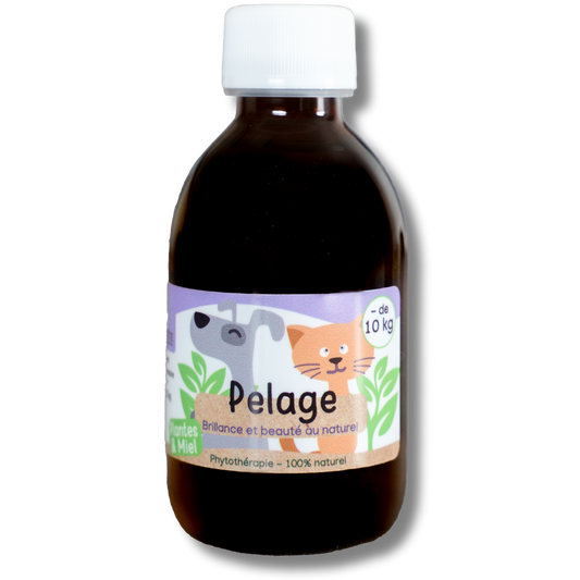 Sirop Naturel Pelage 200 mL - Chiens et Chats de -10kG-0