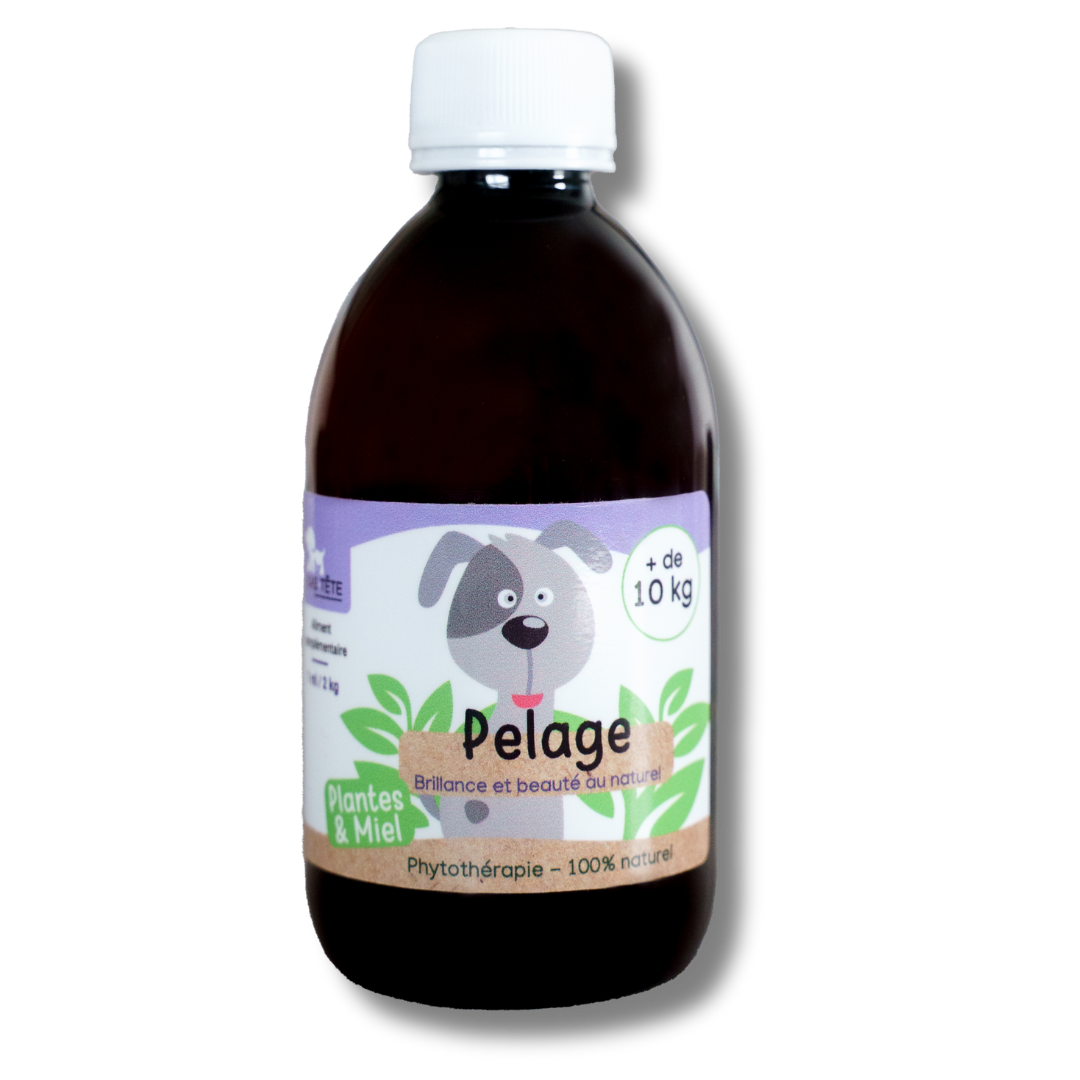 Sirop Naturel Pelage 300mL - Chiens + 10KG-0