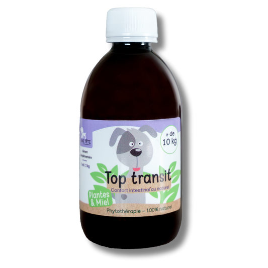 Sirop Naturel Top Transit 300mL  Chiens + 10KG-0